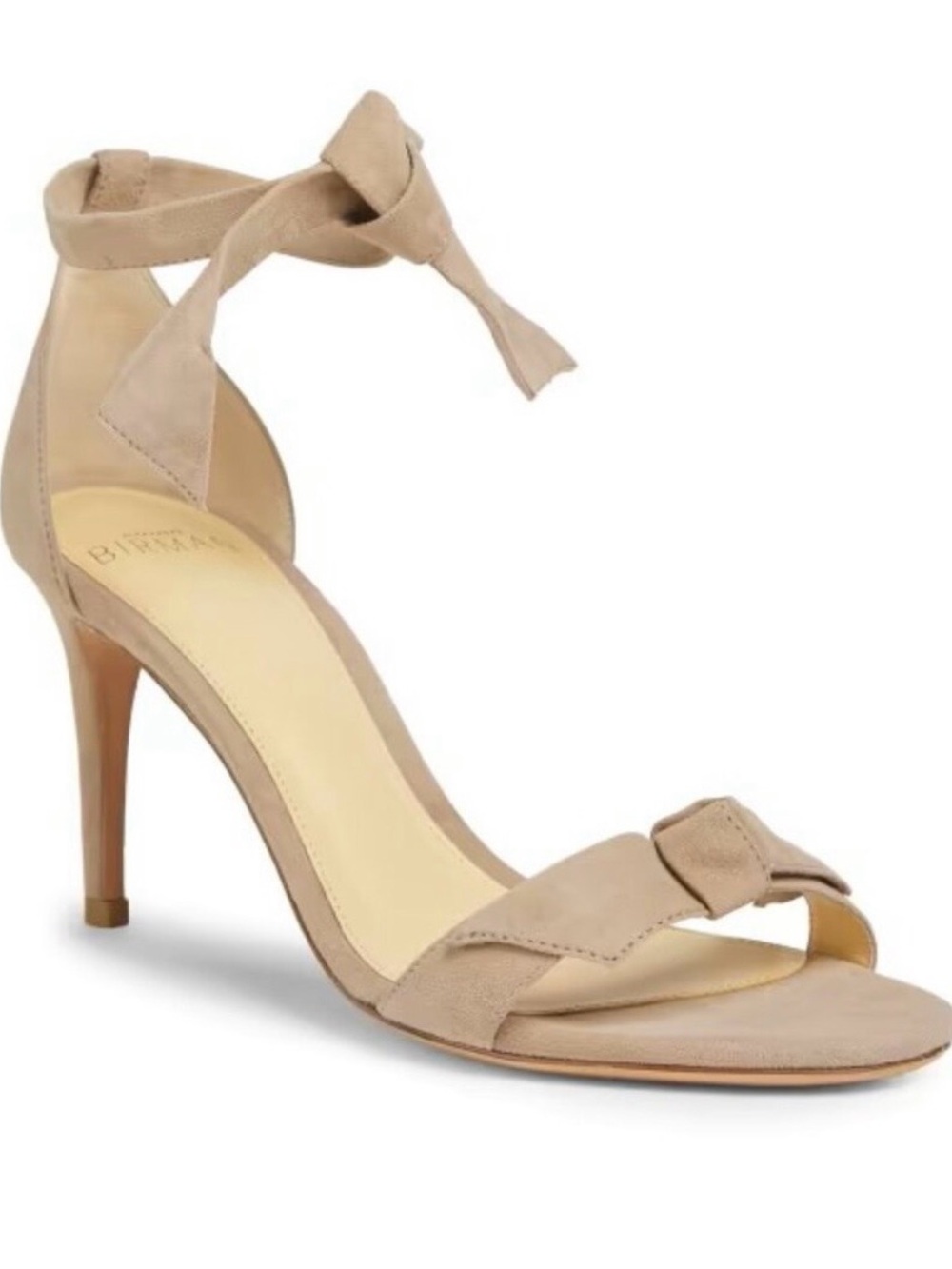 Alexandre Birman Clarita Suede Ankle-Tie High Heel Sandal TRENDING